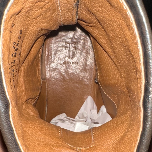 FRYE: Phillip Harness Womens Brown Leather Ankle Boots - Picture 2 of 13